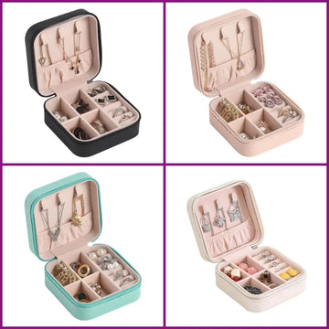 Leather Jewellery Organizer Box for Girls