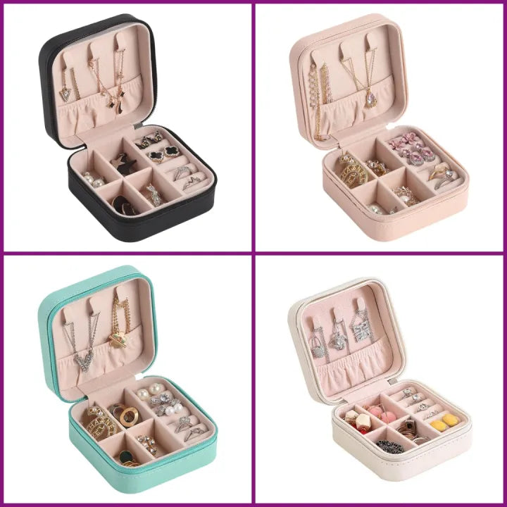 Leather Jewellery Organizer Box for Girls