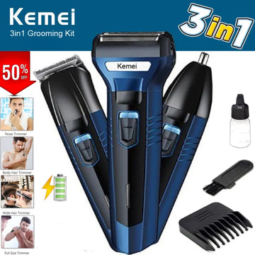 Orignal Shaving Machine 3 In 1 Rechargeable Hair Clipper Shaver beard Styling Trimmer Hair Removal machine for men