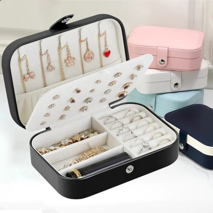 Leather Jewellery Organizer Box for Girls