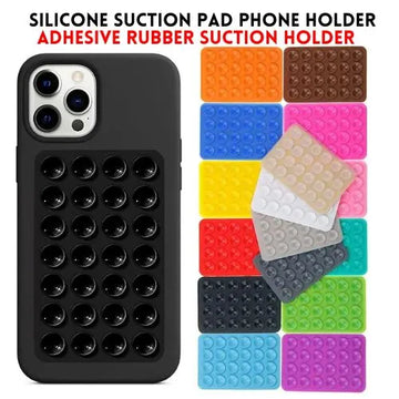 Double Side Silicone Suction Pad Phone Holder Self