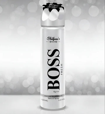 SHIFAN Boss Fresh Body Spray for Men – Long Lasting Perfumed Deodorant | 200ml Fresh & Energetic Fragrance