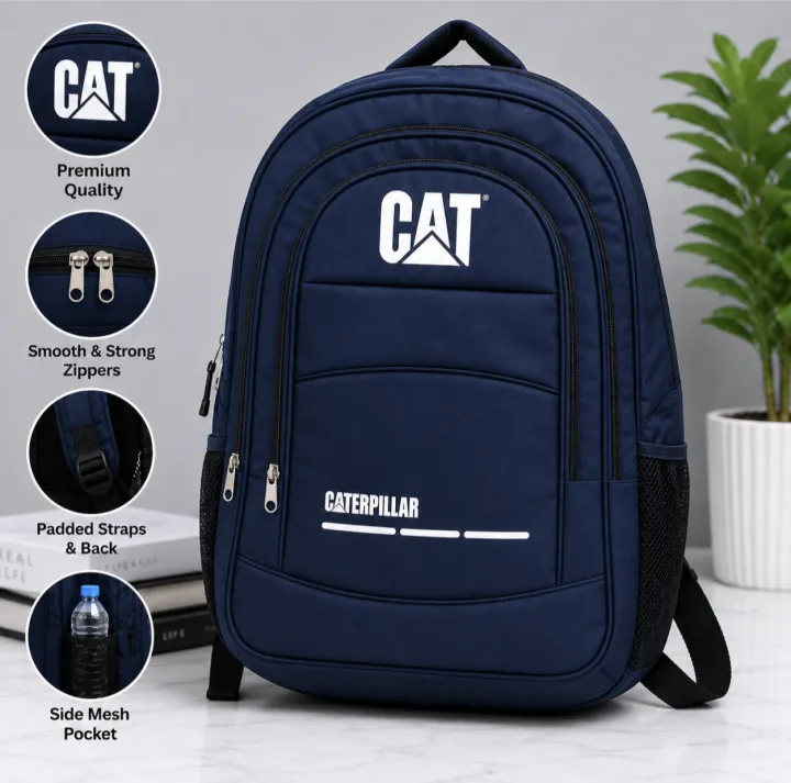 Water Resistant Nylon Laptop Travel Backpack