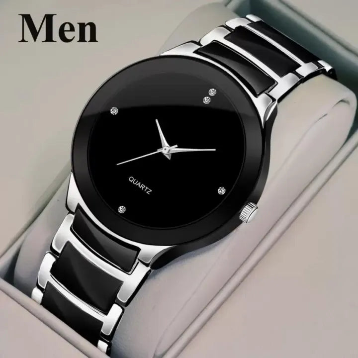Analog Watch for Men and Boys Stainless Steel Quartz Watch Classic and Fashion Style Multiple Colors